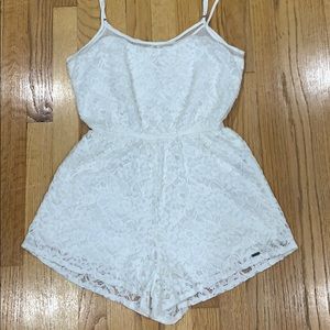 HOLLISTER white romper